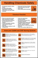 Affiche, MANIPULATION DE PRODUITS CHIMIQUES, RP, Signes Protection Personnelle, SITE Safety - 58136