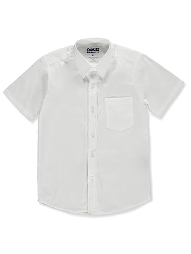Cookie's Boys' S/S Button-Up Shirt - White, 202