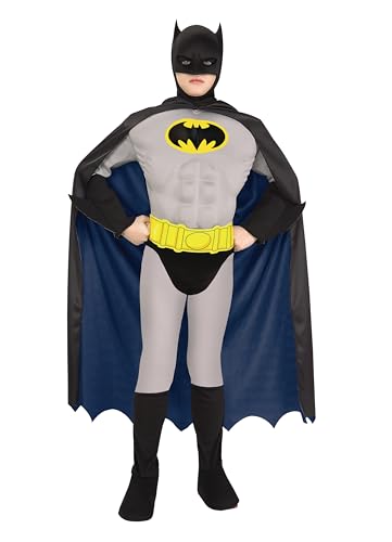 Disfraz infantil Batman con pecho musculoso Deluxe