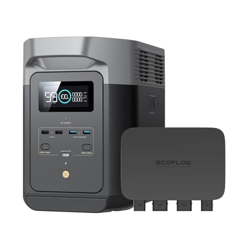 EF ECOFLOW DELTA2 Portable Power Station with 800W Alternator Charger