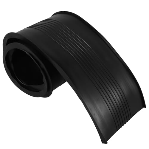 Kisangel Burlete Inferior de Puerta de Garaje 1 M Junta de Goma Epdm Sellado Aislamiento Acústico Protección contra Suciedad Accesorios para Puertas de Garaje