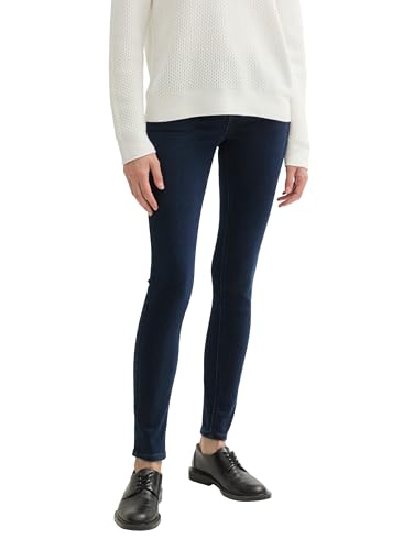 Tom Tailor Damen Alexa Skinny Jeans, 10173 - Dark Stone Blue Black Denim, 32/32