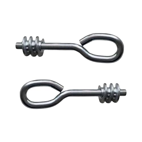 Pack of 2 Heavy Bearing Eye Bolts for Outdoor Sunshade AntiRoll Hook Lifting Hardware for Awning Easy Use