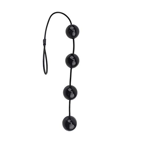Bolas vaginales et anales 55 x 4 cm noir pour stimulation intense