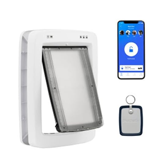 PetSafe SmartDoor™ Never Rust Connected Pet Door, Dog and Cat, Selective Entry and Exit, App Enabled Pet Door, Smart Device, Smartphone Controlled, Customize Schedule, Multiple Pets, Large