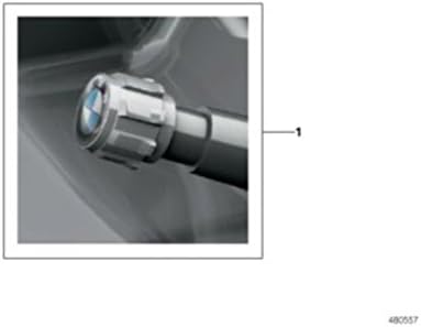 Miniatura 3 de 36122447401 -Tapones de válvula BMW con logotipo