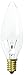 Halco BC7019 121023 - 25W Light Bulb - B10 - Clear - Straight Tip - European Base - 3,000 Life Hours - 220 Lumens - 120V