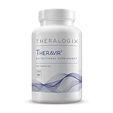 Theralogix Theravir Immune Support Supplement - 90-Day Supply - Immune Support Supplement for Women & Men - Includes Vitamin D3, Vitamin C, Zinc, Quercetin & Melatonin - NSF Certified - 180 Capsules
