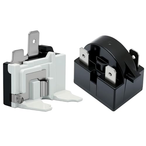 Refrigerator Freezer Compressor Overload Protector and PTC Start Relay Kit