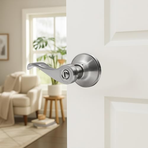 Poignée de porte en métal moderne et contemporaine pour rénovation maison - 3