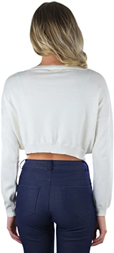 Image of ToBeInStyle Women's Long Sleeve Cropped Sweater
