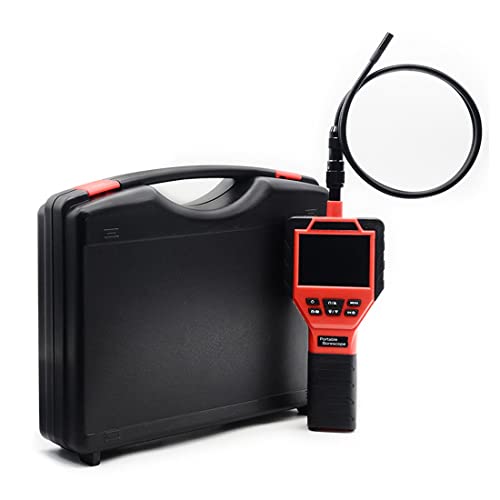 Borescopen 8,5 mm inspectiecamera, 3,5 inch industriële endoscoop met HD-scherm, semi-rigide slang-handheld-borescope… - Image 8