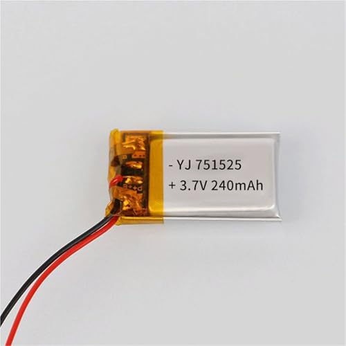 Batería 751525 de 3,7V para proyectos escolares de robótica y microcontroladores 2
