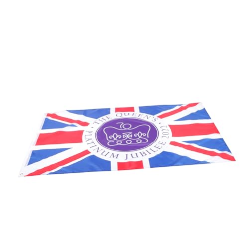 Bandera conmemorativa reina Toddmomy para evitar el desgaste solar en decoración exterior de patio