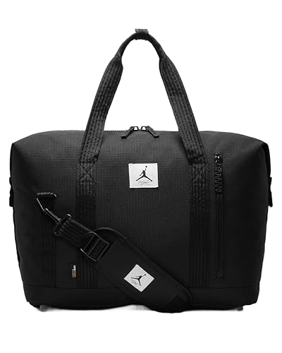 Jordan Jam Flight Duffle Men's Weekender Bag (Jam Flight Duffle, Weekender Bag, Black, one size)