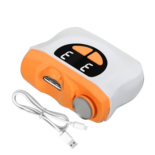 Coupe-ongles électrique automatique à 3 vitesses avec LED et réservoir intégré