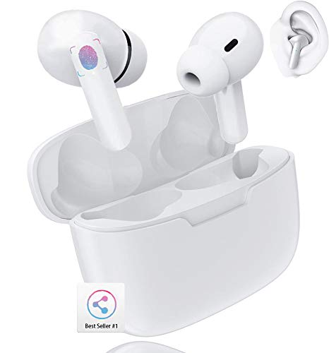 Bluetooth 5.1 Wireless Earbuds Headsets Bluetooth Headphones ?24Hrs Charging Case? IPX7 Waterproof 3D Stereo Pop-ups Auto Pairing Fast Charging for iPhone/Samsung/Android AirPods Pro Apple Earbuds