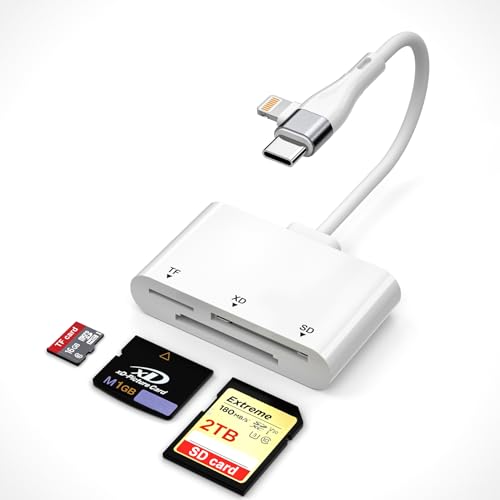 Lecteur de cartes XD USB-C résout le transfert Olympus vers iPhone