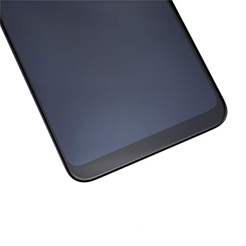 Image of Black Moto E6s Display LCD Touch Digitizer Screen with Adhesive Replacement for Motorola Moto E6 Plus