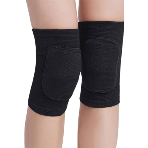 DDKY Confezione da 2 Ginocchiere, Ginocchiere morbide, Ginocchiere Elastiche Antiscivolo, Ginocchiere Elastiche Unisex, Adatte per Corsa, Sport, Danza, Yoga, Basket