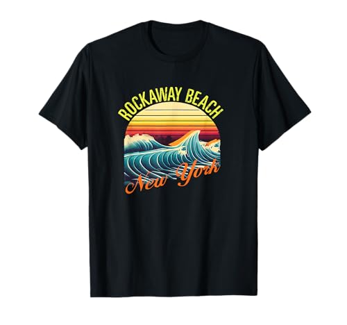 Ropa retro de surf y ropa de playa Rockaway Beach Rockaway Beach Camiseta