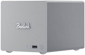 Beelink Mini PC, NAS híbrido de 2 bahías ME Pro, Intel N150, 16 G...