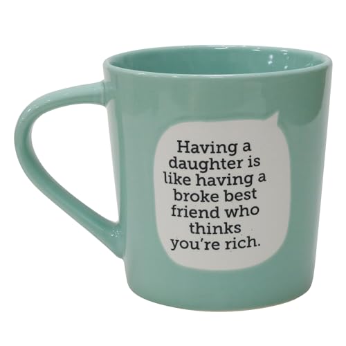 Taza De Café Enesco Our Name Is Mud Azul 16 Onzas miniatura 1