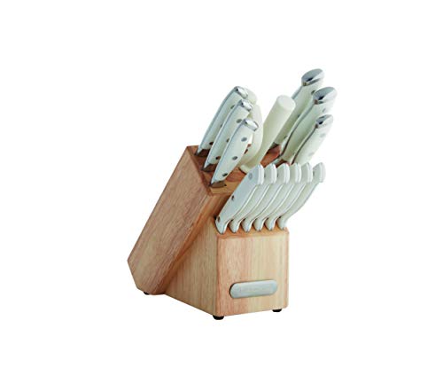 Farberware Forged Triple Rivet Cutlery Set, 15-Piece, White