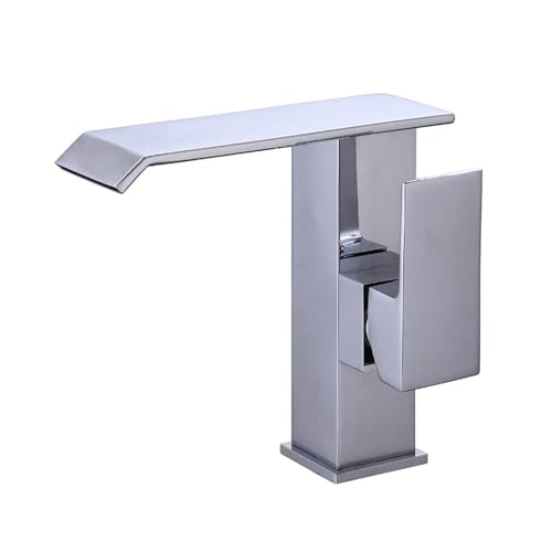 Robinet de bain cascade avec pommeau de douche chrome