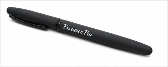 Image of Executive Pen, Matte Black Finish, Ballpoint Writing Pen
