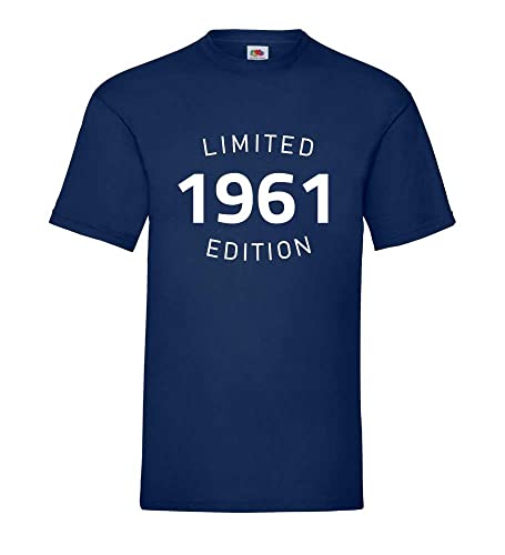 T-shirt homme 1961 bleu marine XXXL pour vos sorties décontractées de week-end