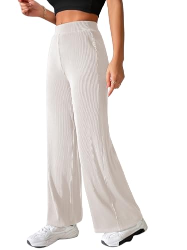 Image of GRECIILOOKS Women's Parachute Cargo Pants - High Waist Flared Korean Trousers| Trendy Casual Wear for Daily & Travel Use (Available in Plus Size)