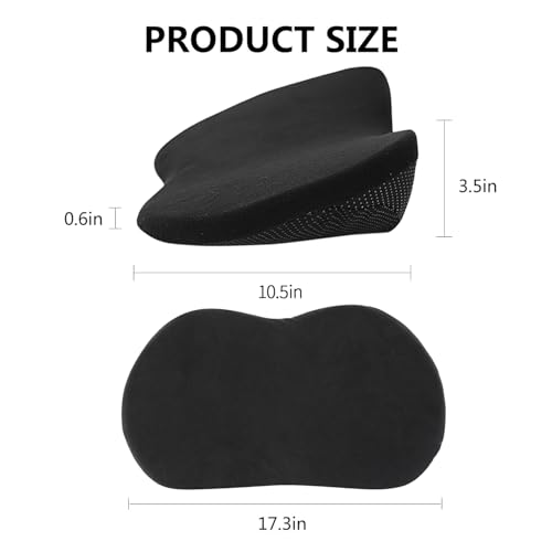 Image of Livtribe Car Seat Cushion - Memory Foam Car Seat Pad - Sciatica & Lower Back Pain Relief - Car Seat Cushions for Driving - Road Trip Essentials for Drivers(Classic Black)