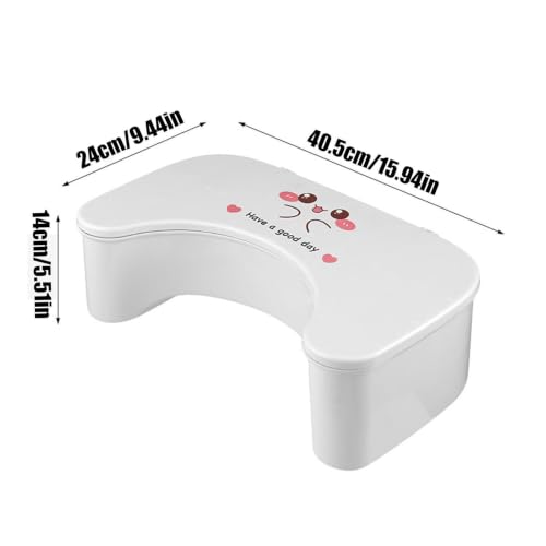 Reposapiés de inodoro para baño de apartamento e interior del hogar 6