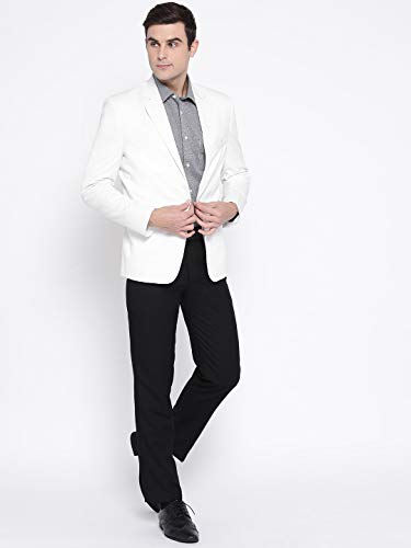 blazer full white