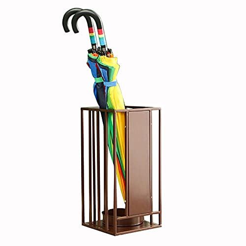 Seau à parapluies en bronze forgé de luxe pour hall d'hôtel haut de gamme
