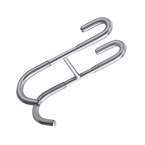 CIYODO 1pc Pan Pot Hook Cabinet Hooks Clothes Rack Heavy Duty S Hooks Wall Mount Hooks Coat Hook Storage Hooks Heavy Duty Hooks Planters for Fence S- Shaped Hook Silver Stainless Steel