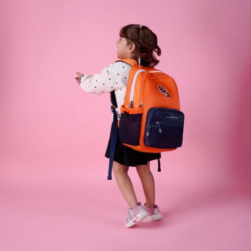 Image of Tommy Hilfiger High School Backpack Blade | Rugged Water-Resistant Daily Tech Bag for Students with 2 Compartments | Internal Zip Organizer & Signature RWB Details | 36L High-Capacity