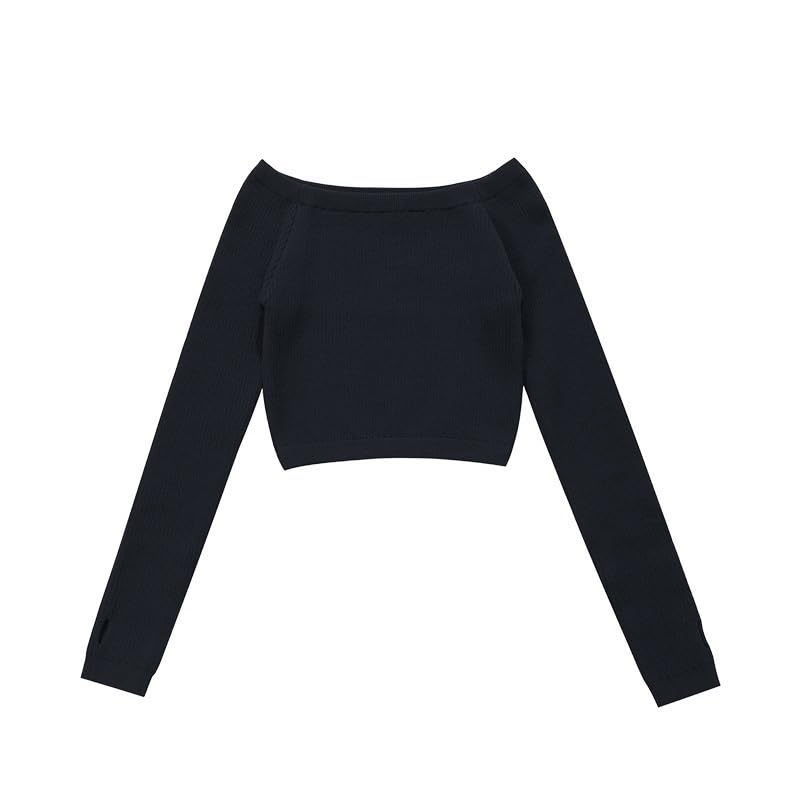 Girls Top Combo With Booty Shorts Ballet Dance Gymnastics Wear Knitted Leg Warmer Long Sleeve Pull Over Sweater Winter Set for Pilates Yoga Workout(Black-A,170 Height 160-170cm)