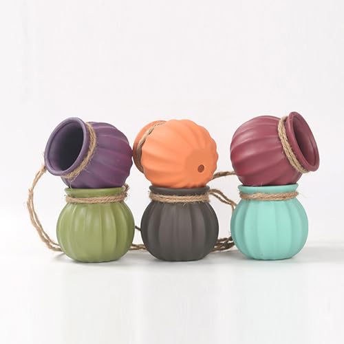 Pot de fleurs à suspendre pour succulentes avec drainage - 7