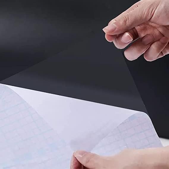 Heroad Brand Clear Solid Book Cover Self Adhesive Clear Contact Paper For Books Peel And Stick Protect Books & Documents Transparent Book Covers Easy Apply Waterproof Multipurpose Vinyl Film17.7"X5Ft