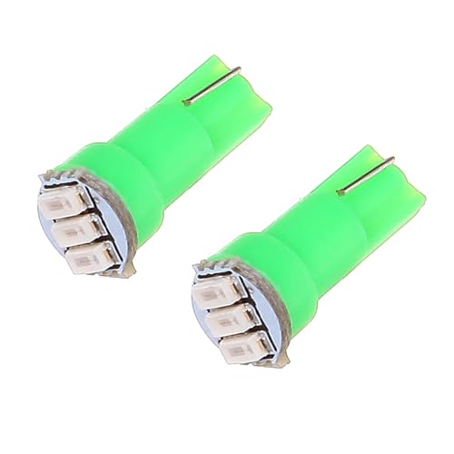 ECCPP 10x Instrument Cluster Dash Panel Lights T5-3-3014-SMD-GREEN 17, 18, 27, 37, 58, 70, 73, 74, 79, 85, 86, 206, 207, 286, 306, 307, 308, 406, 407 2721