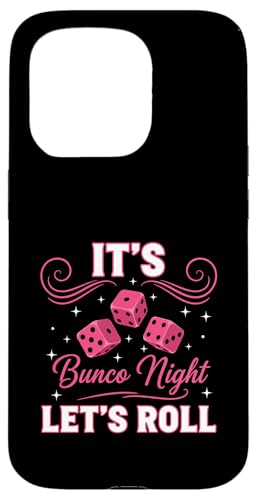 Lets Roll Bunco Game Night Funny Bunco Player ���f�B�[�X �X�}�z�P�[�X iPhone 15 Pro �p