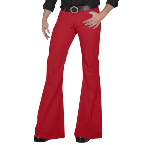 Pantalones deportivos sueltos de color sólido de secado rápido para hombre, pantalones acampanados de pierna ancha, resistentes al agua, ligeros, transpirables, con cordón en la cintura, cómodos