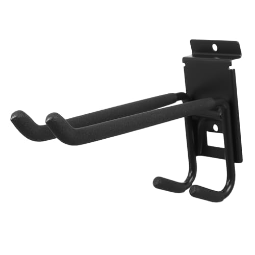 Gatuida Gancho de Doble para Almacenaje Resistente Soporte para Garaje Jardín y Pared Organizador Práctico para Herramientas Pesadas y Bicicletas