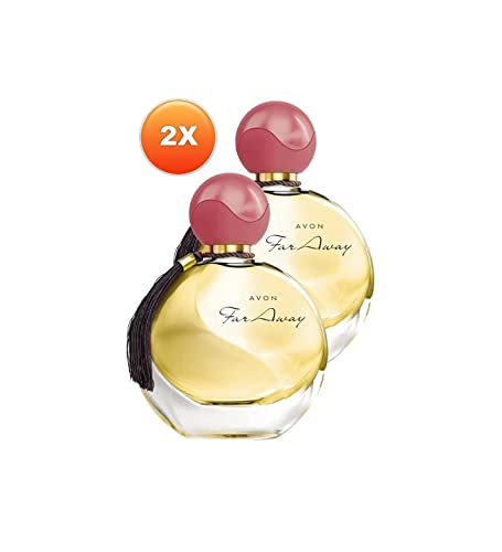 Set Of 2 - Avon Far Away Eau De Parfum Perfume Spray 1.7 Ounce #TOP1