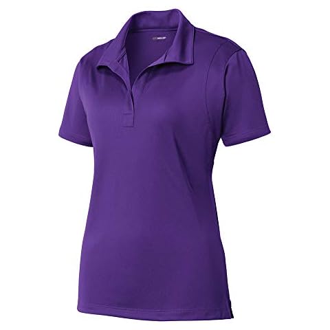 Dri-Equip Ladies Micropique Moisture Wicking Polo-3XL-Purple Cover