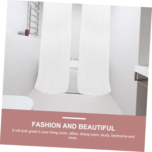 Cortinas semitransparentes para decorar la sala de estar CLISPEED pack de 2 paneles largos 7