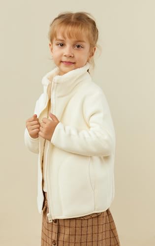 Kids Fleece Jacket Full-zip Toddlers Polar Coat Outwear2