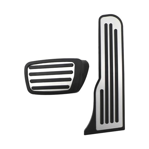 brake pedal cover Compatible with Cadillac for ATS 2011-2015 Gas Accelerator Brake Stainless Steel Pedal Cover Pad Parts(AT without Rest)